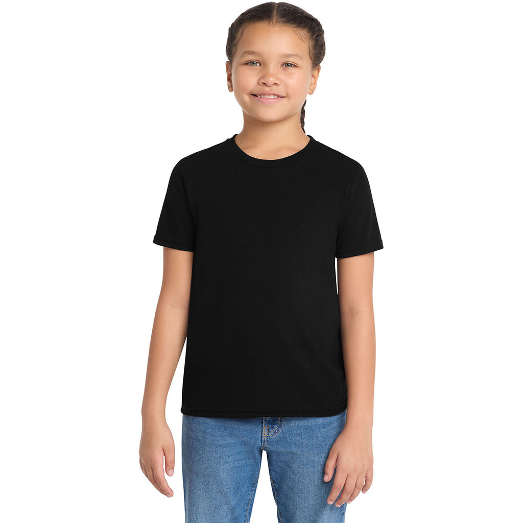 Allmade Youth Deep Black Tri-Blend Tee