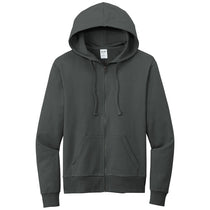 Allmade Unisex Terrain Grey Organic French Terry Full-Zip Hoodie