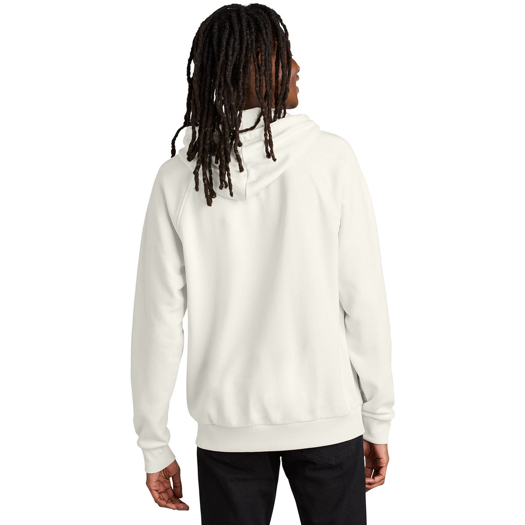 Allmade Unisex White Sand Organic CVC Fleece Pullover Hoodie
