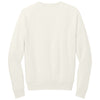 Allmade Unisex White Sand Organic CVC Fleece Crewneck Sweatshirt
