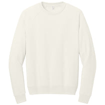 Allmade Unisex White Sand Organic CVC Fleece Crewneck Sweatshirt