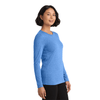 Allmade Women's Azure Blue Tri-Blend Long Sleeve Tee