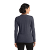 Allmade Women's Rebel Blue Tri-Blend Long Sleeve Tee