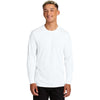 Allmade Unisex Bright White Long Sleeve Organic Cotton Tee