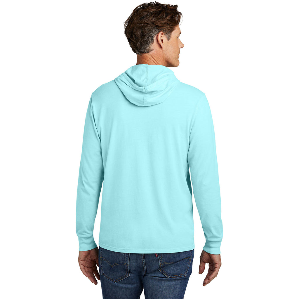 Allmade Unisex Saltwater Blue Mineral Dye Organic Cotton Hoodie Tee