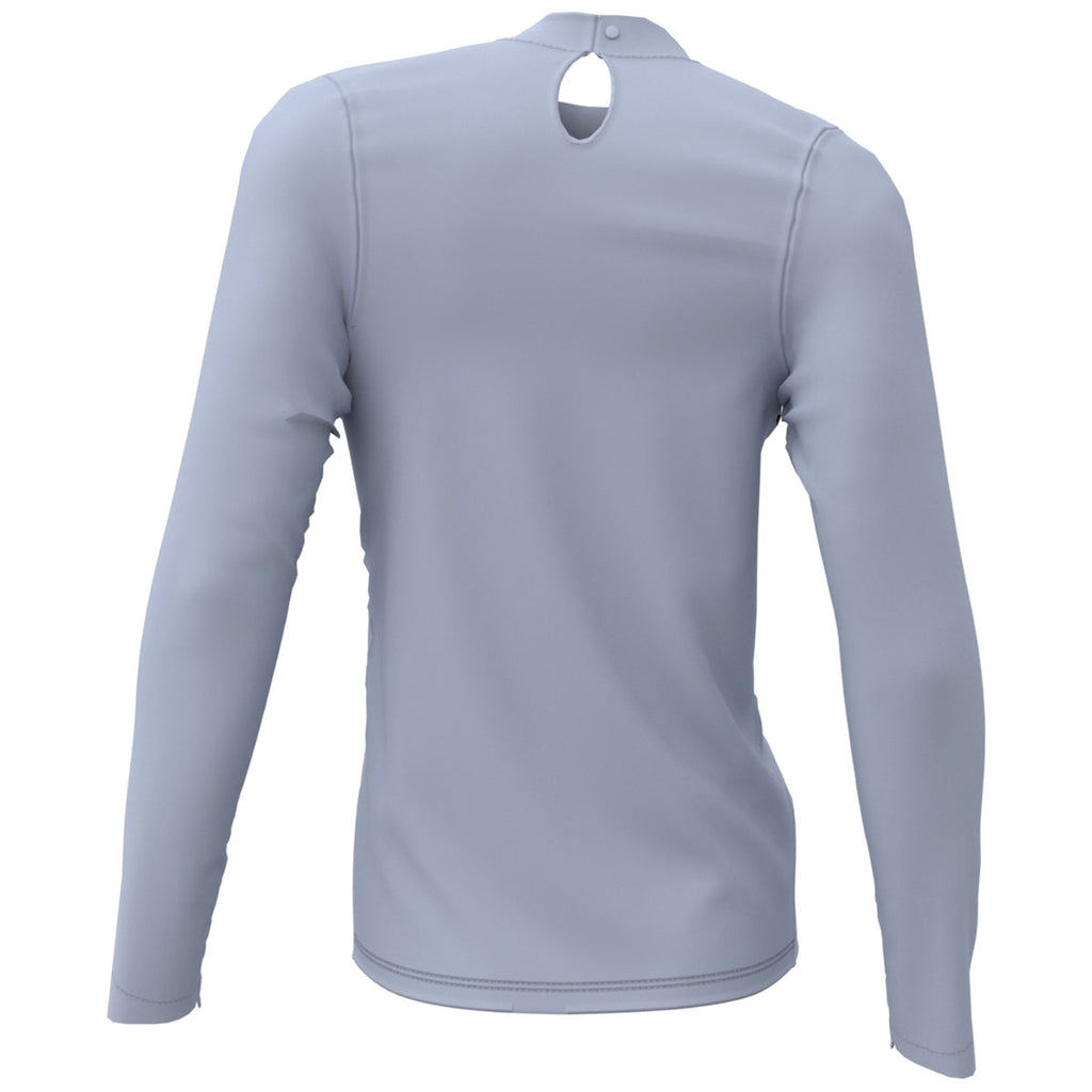 A. PUTNAM Women's Periwinkle Long Sleeve Keyhole Top