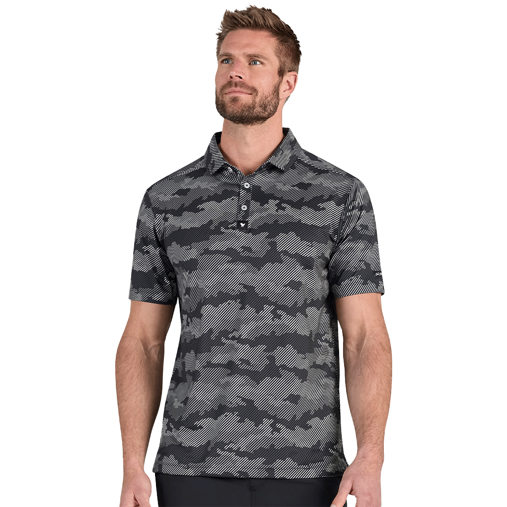 Bad Birdie Men's Frostbite - Granite Core Performance Polo