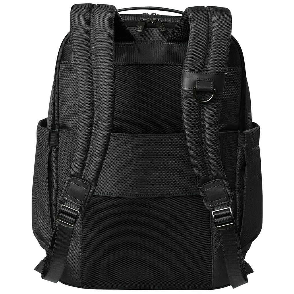 Brooks Brothers Deep Black Oxford Backpack