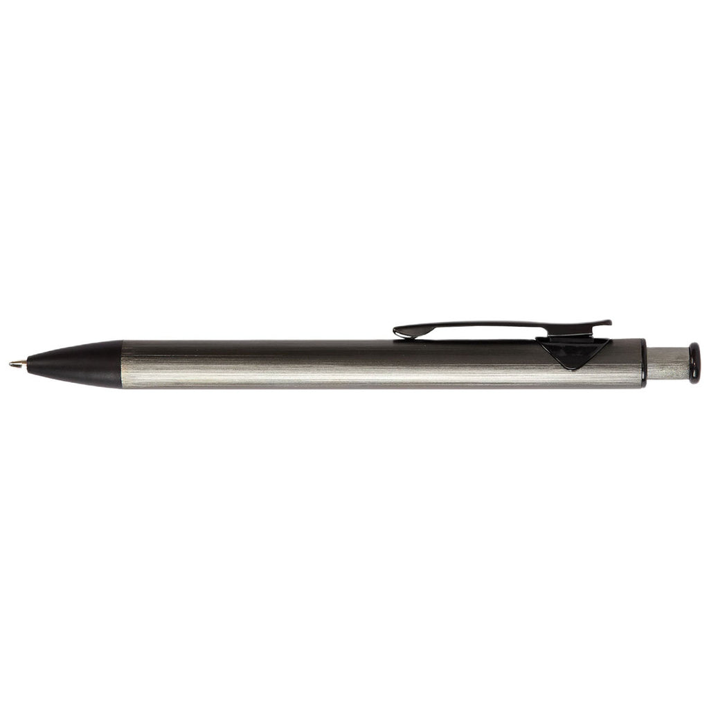 Logomark Gunmetal Illuminate Recycled Aluminum Plunge-Action Pen