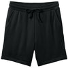 Bella + Canvas Unisex Black Sponge Fleece Sweatshort