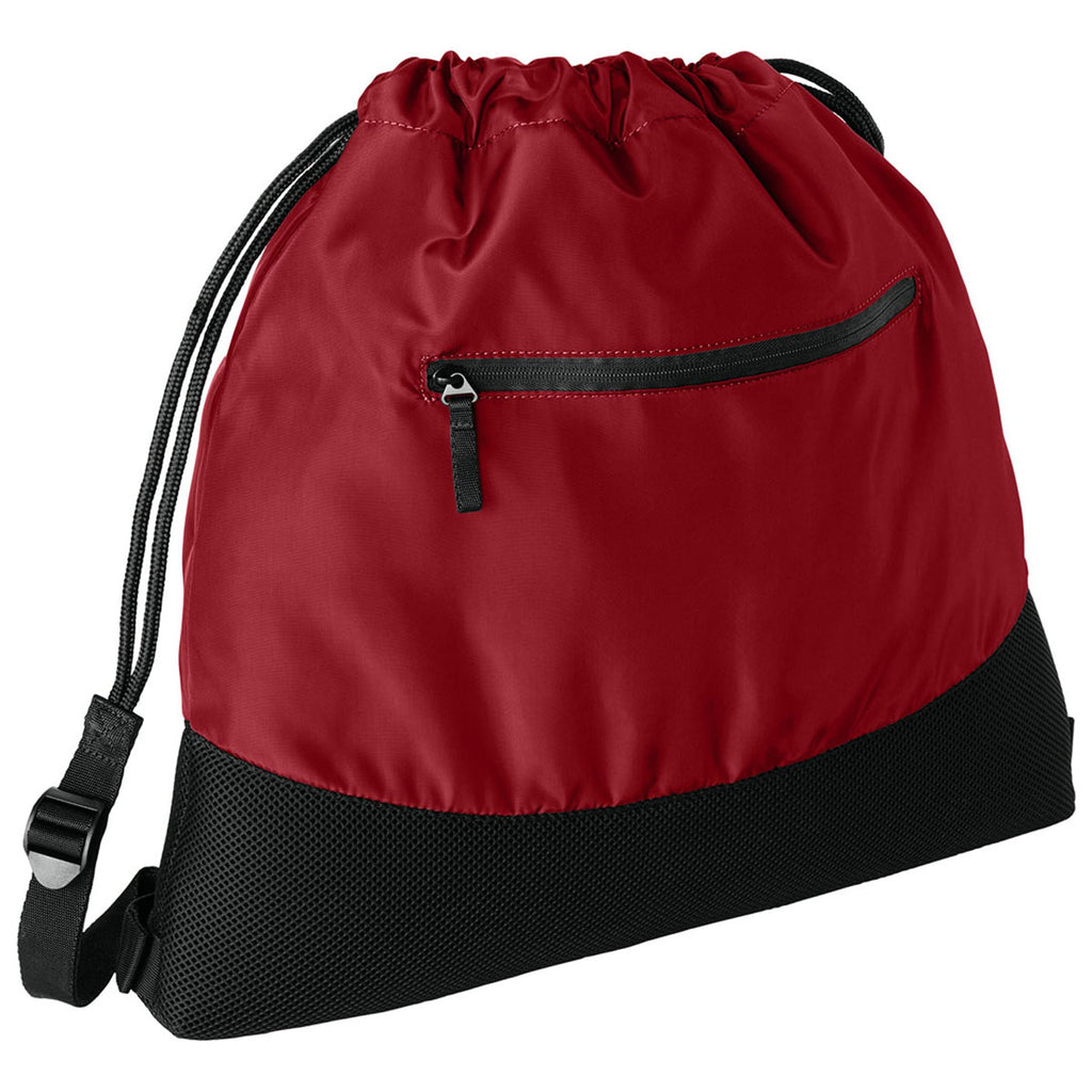 Port Authority Rich Red Agility Mesh Pocket Cinch
