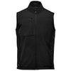 Stormtech Men's Black/Black Cascades Softshell Vest