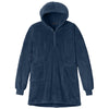 Port Authority River Blue Navy Plush Poncho