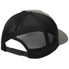 Port Authority Heather Graphite/BlackFlexfit 110 Mesh Cap