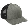Port Authority Heather Graphite/BlackFlexfit 110 Mesh Cap