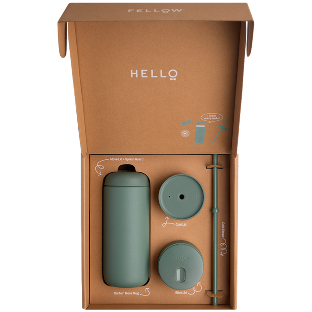 Fellow Smoke Green Carter 3-in-1 Sip System