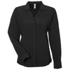 Core 365 Women's Black Ultra UVP Long Sleeve Marina Shirt