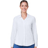 Core 365 Women's White Ultra UVP Long Sleeve Marina Shirt