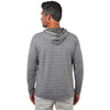 Landway Men's Heather Grey Montauk Reversed Stripe Hoodie