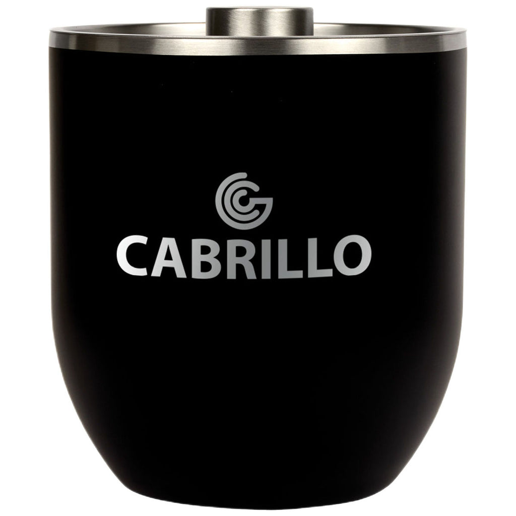 Snowfox Black 3L Double Wall Stainless Steel, Vacuum Insulated Ice Bucket