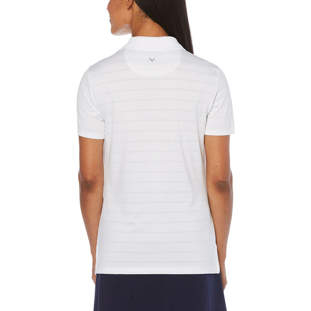 Callaway Women's White Opti-Vent Polo