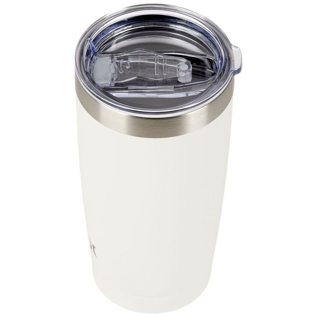 Hurley White 20 oz. Double Wall Stainless Steel Travel Tumbler