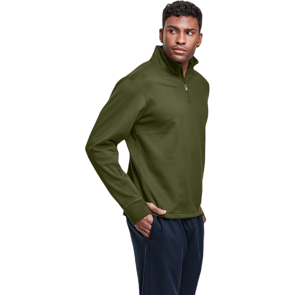 Champion Unisex Fresh Olive Gameday Quarter Zip Sweatshirt