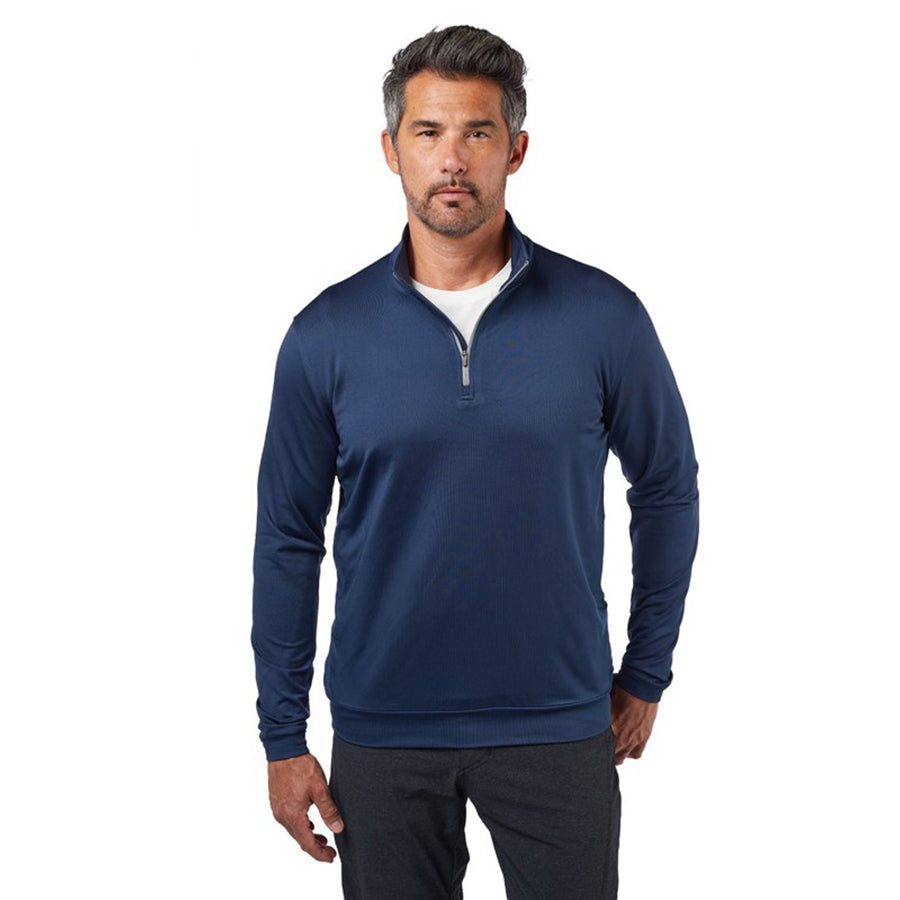 Landway Men's Navy Raven Quarter-Zip Stretch Pullover