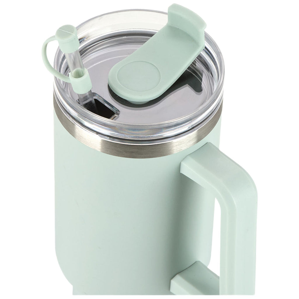 Manna Light Green Atlas 40 oz. Double Wall Stainless Steel Travel Tumbler