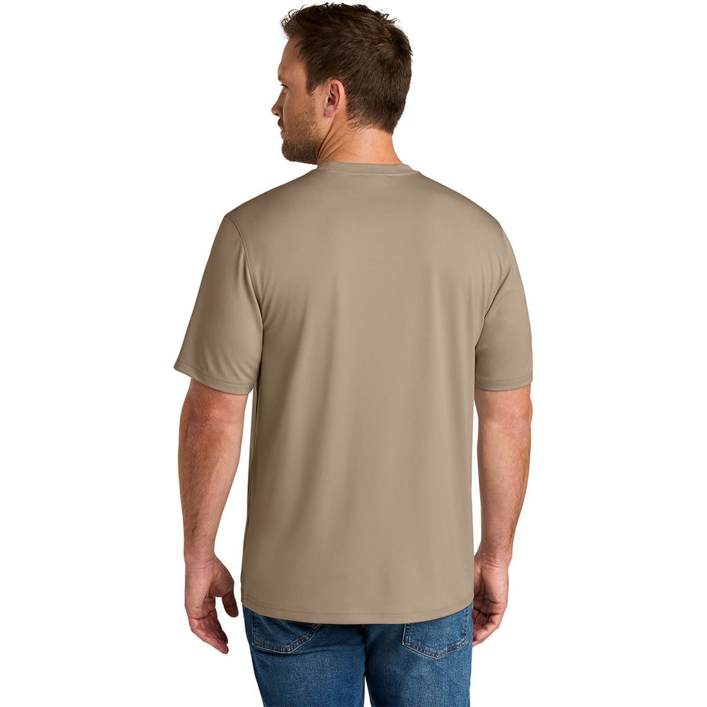 CornerStone Men's Silver Tan Workwear Pro Short Sleeve Tee