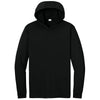 CornerStone Men's Black Workwear Pro Long Sleeve Hooded Tee