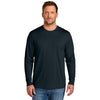CornerStone Men's Navy Workwear Pro Long Sleeve Pocket Tee