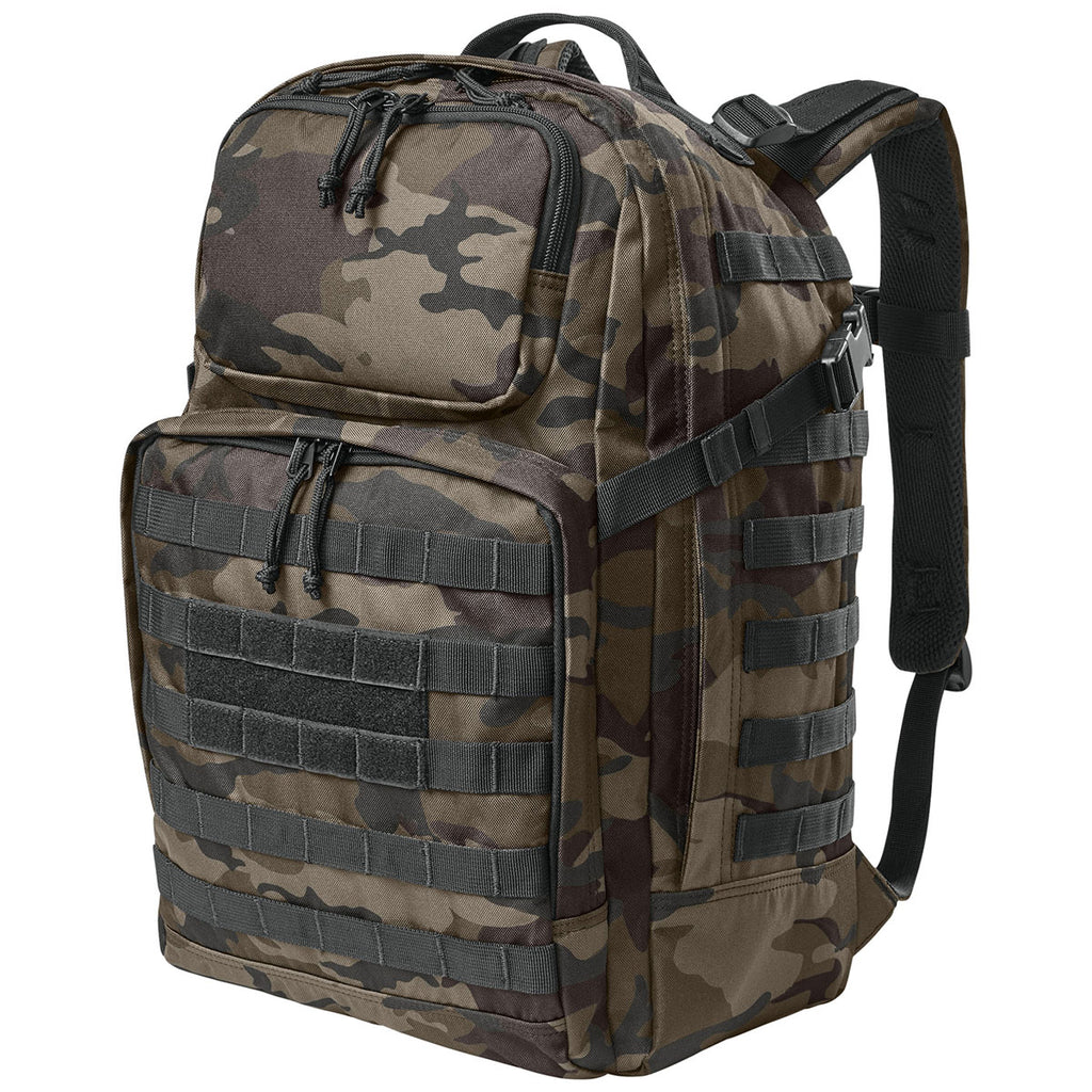 CornerStone Black Ink Camo Large Tactical Backpack