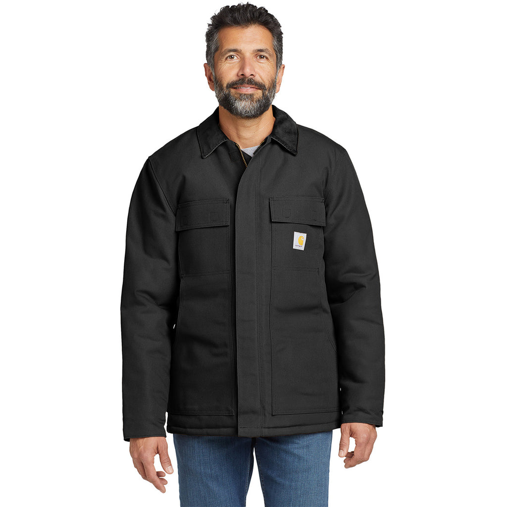 Carhartt Men's Black Duck Traditional Coat