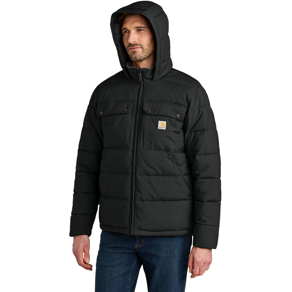 Carhartt Men's Black Montana Insulated Hooded Jacket