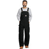 Carhartt Unisex Black Short Firm Duck Insulated Bib Overalls