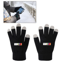 Debco Black/Grey Knit Touch Screen Gloves