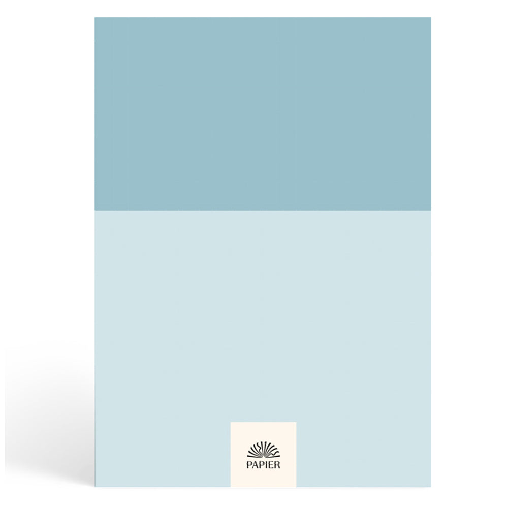 Papier Blue/Light Blue Colorblock Daily Planner