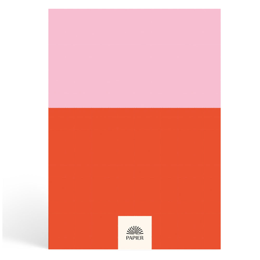 Papier Pink/Red Colorblock Daily Planner