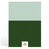 Papier Green/Dark Green Colorblock Gratitude Journal