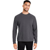 Devon & Jones Men's Black Melange Charleston Pullover