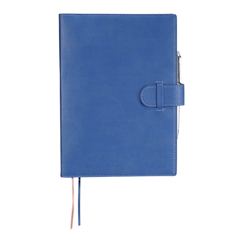 JournalBooks Custom Cobalt Blue 7'' x 10'' FSC Mix DovanaT Large JournalBook