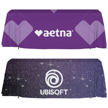 SnugZ White - Dye-Sub Full Bleed Drape 8ft Table Cloth