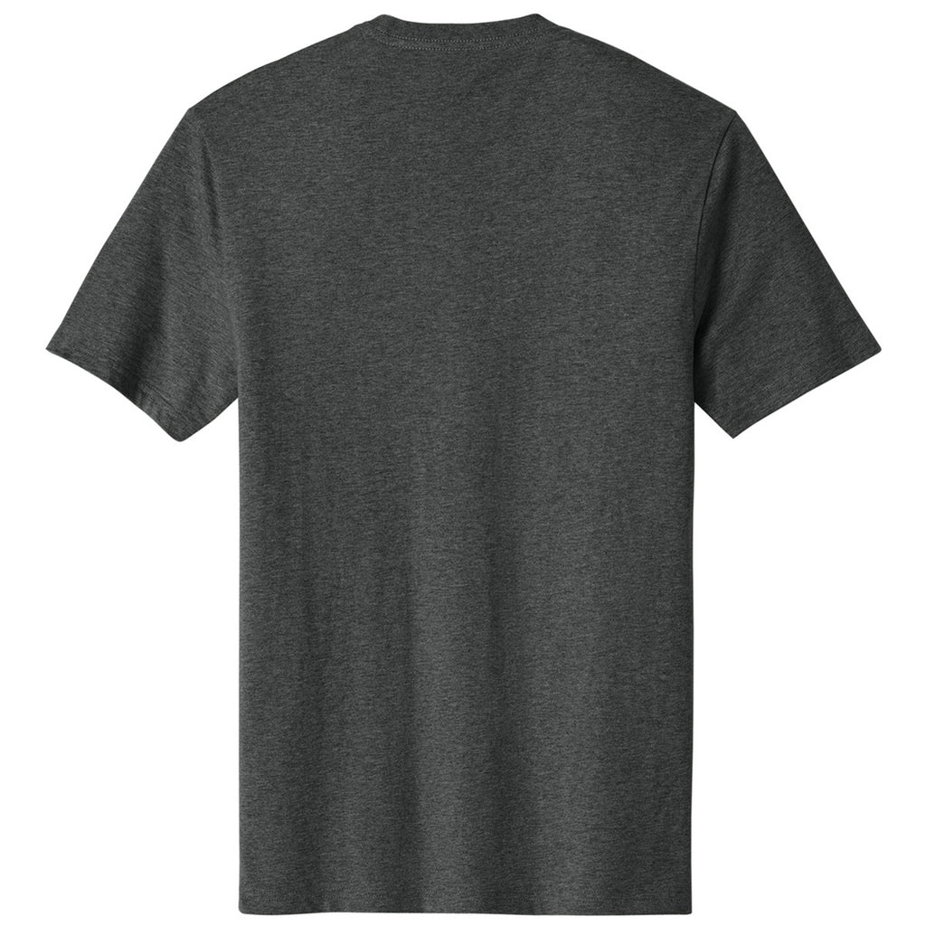 District Unisex Heathered Charcoal Perfect Weight Icon Tee