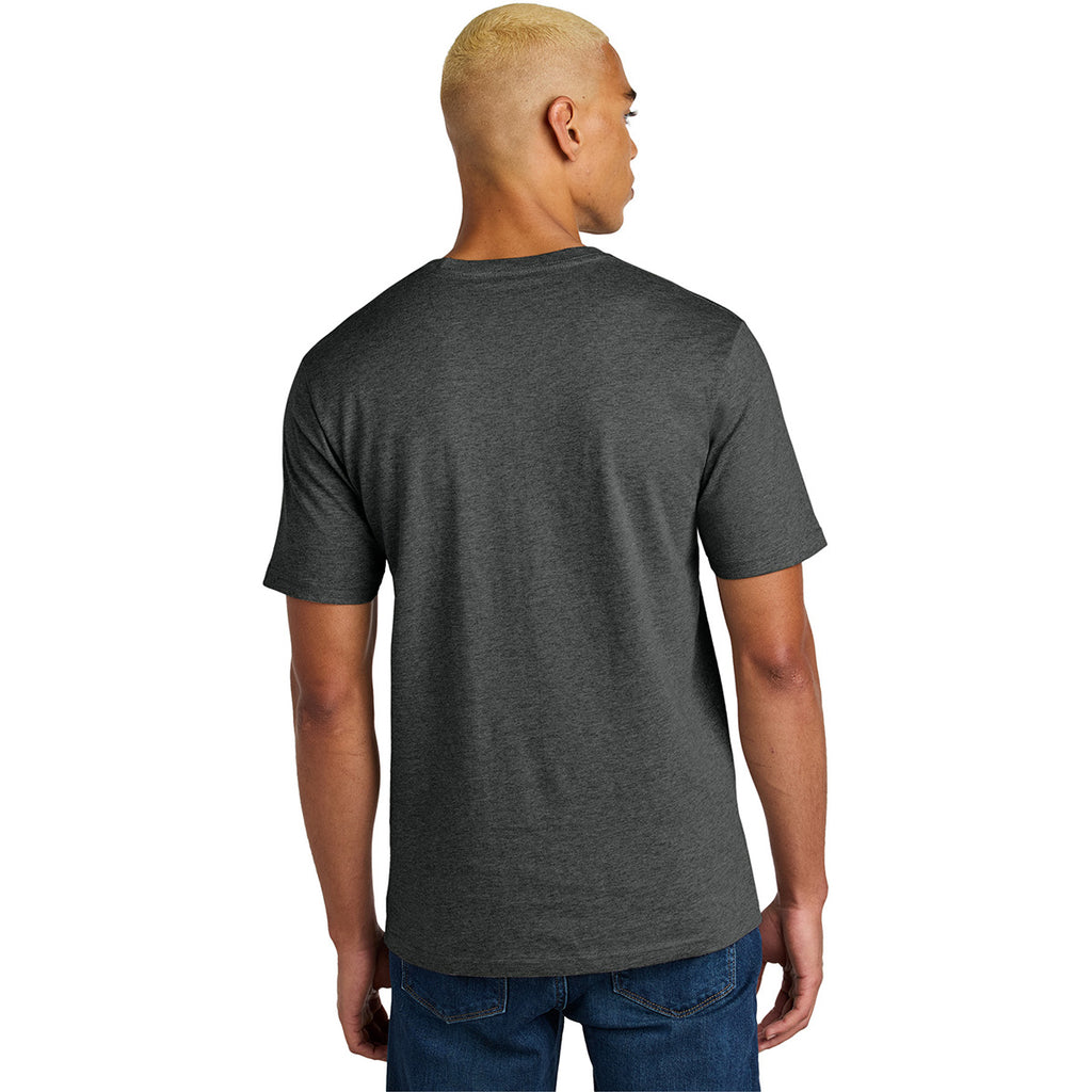 District Unisex Heathered Charcoal Perfect Weight Icon Tee