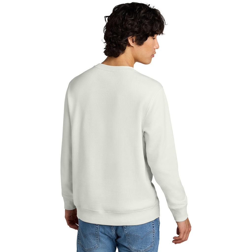 District Men's White Onyx Perfect Weight Fleece Crew