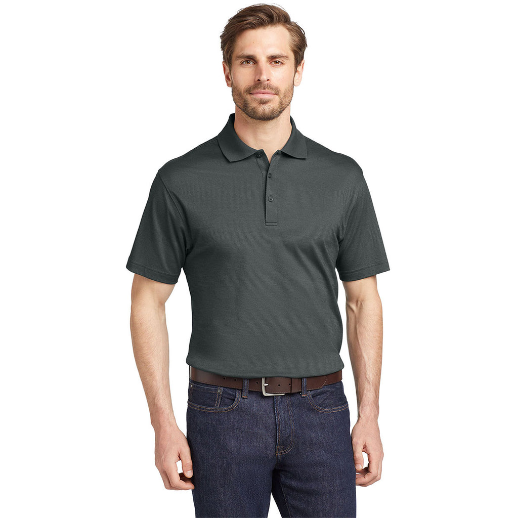 Eddie Bauer Men's Grey Steel Performance Polo