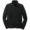 Eddie Bauer Men's Black Full-Zip Microfleece Jacket