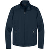 Eddie Bauer Men's River Blue Navy Smooth Mid Layer Fleece Full-Zip