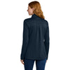 Eddie Bauer Women's River Blue Navy Smooth Mid Layer Fleece Full-Zip